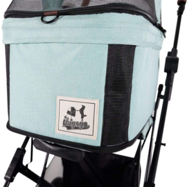Ibiyaya Travois Tri-fold Pet Travel System  SpearMint -Gratis Verzending
