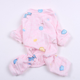 Pyjama Happy Blauw MEDIUM - Ruglengte 28 cm - IN VOORRAAD