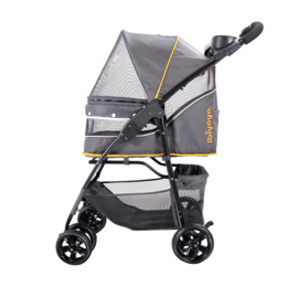 Ibiyaya Hondenbuggy Cloud 9 Pet Stroller Mustard Yellow - tot 20kg - Gratis Verzending