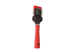 Flexibele  borstel slicker rood enkel