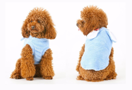 Hondentrui Puppy Hope Blauw XS - Ruglengte 16-20 cm - In Voorraad