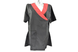 Trimshirt Fi zwart met rood