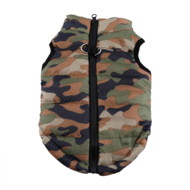 Hondenjas Camouflage Medium - Ruglengte 30-34 cm - In Voorraad