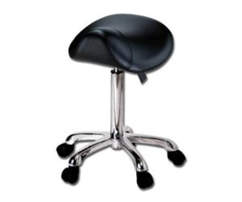 Trimstoel Pony seat zadel kruk  Zwart - Gratis Verzending