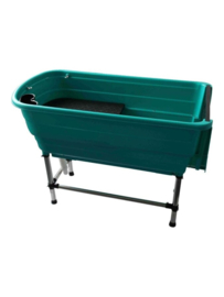 Hondenbad met loopplank 60x124x90cm hoog  Groen- Gratis verzending