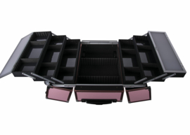 Groom-X Materiaalkoffer Pink Deluxe Draagbaar met wielen - Roze