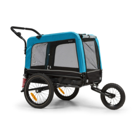 Topmast Focus 2-in-1 hondenfietskar & hondenbuggy Blauw
