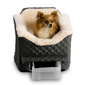 Honden autostoel Snoozer Lookout II Pet Car Seat - Small - Black tot 8 kg met opberglade - Gratis Verzending