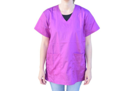Professioneel Trimshirt Korte Mouw Paars S t/m XL