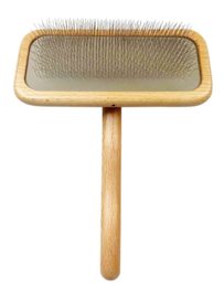 Houten Slicker Brush Luxe Large 15 mm pinlengte