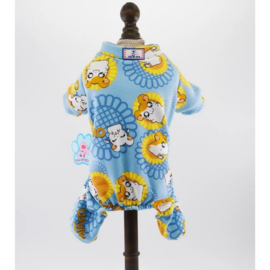 Honden Pajama Sunflower - Maat S - Ruglengte 25 cm - In Voorraad