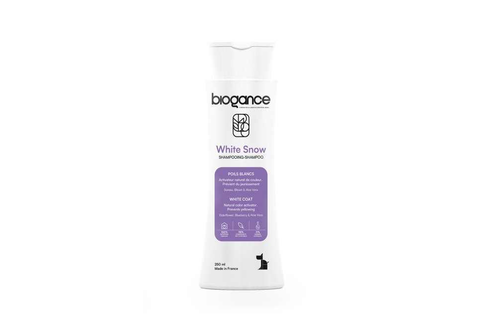 Biogance White Snow Hondenshampoo - Wit of Lichte Vachten