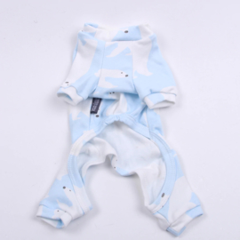 Pyjama Happy Blauw XS - Ruglengte 20 cm - In Voorraad