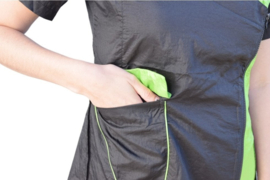 Trimshirt Nala Zwart met Groen  S t/m XL