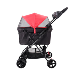 Ibiyaya-Easy Strolling Pet Buggy - Rouge- Gratis Verzending