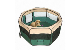 PuppyRen Opvouwbaar  Groen XL 60 x 100 Hoog - Gratis Verzending/UITVERKOCHT