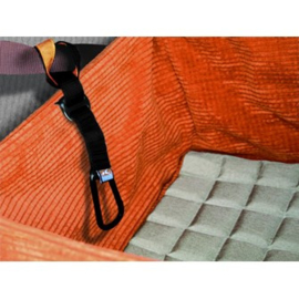 Autostoel voor honden  Kurgo Skybox Booster Seat Black/Orange 40x30x20 cm - Gratis Verzending- In Voorraad