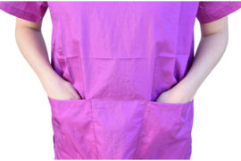 Professioneel Trimshirt Korte Mouw Paars S t/m XL
