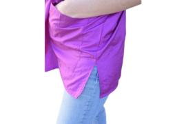 Professioneel Trimshirt Korte Mouw Paars S t/m XL