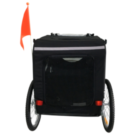 TOPMAST HONDENFIETSKAR ORIGINAL OPVOUWBAAR ZWART - LARGE-Gratis Verzending