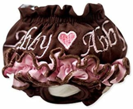 Loopsheidbroekje Abby Bruin Medium - Taille 26-36 cm - In Voorraad