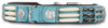 Doxtasy Halsband Baby Blue Eagle 35cmx 25mm