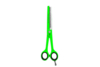 Rose Line Shock Green Effileer Schaar 6,5"