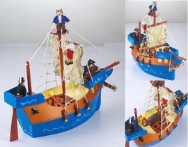 Piratenboot exclusief piraten