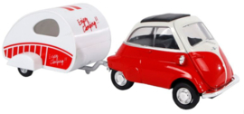 Welly BMW Isetta met Caravan.