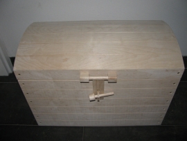 Playwood Houten Speelgoedkist - Schatkist -  Kist Blank Nr. 3 (L)