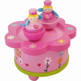 Muziekdoos Dansende Prinses Roze/Groen