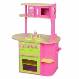 Keukentje Kinderkeuken Roze - Groen