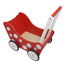 Poppenwagen met Stippen