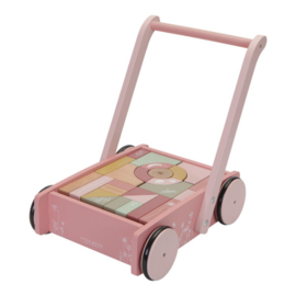 Little Dutch Blokkenkar Roze LD7020