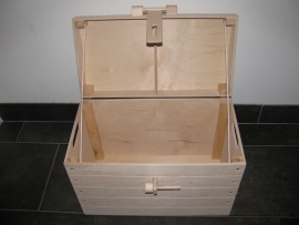 Playwood Speelgoedkist - Schatkist - Herinneringskist - Kist Blank Nr. 2 (M)