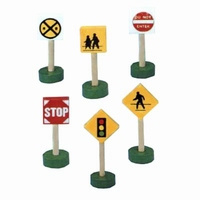 Verkeersborden Set van 6 Stuks