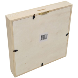 Spaarpot met Plexiglas