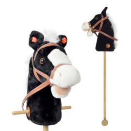 Stokpaard Zwart Wit