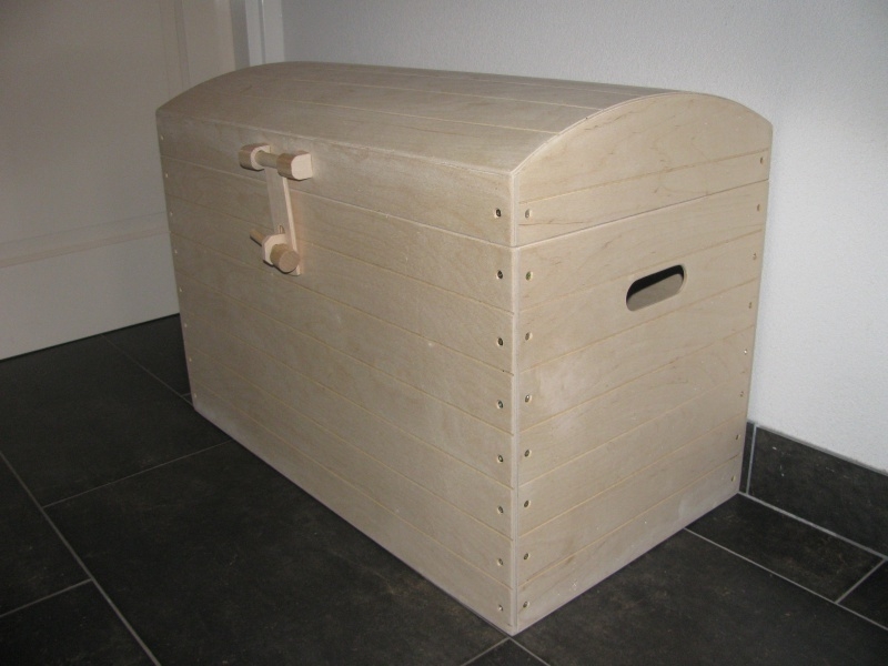 Schipbreuk Matig geloof Playwood Houten Speelgoedkist- Schatkist - Kist Nr. 4 (XL) | Houten Kisten  & Schatkisten | Leuk Houten Speelgoed