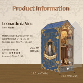 Tonecheer Booknook Leonardo Da Vinci