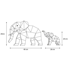 DIY Olifant Mama & Baby
