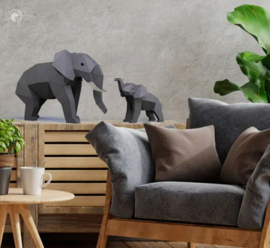 DIY Olifant Mama & Baby