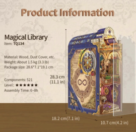 Tonecheer Booknook Magical Library