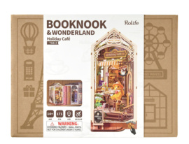 Robotime Booknook Holiday Cafe