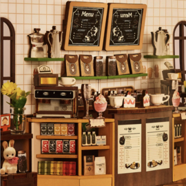 Robotime Booknook Holiday Cafe