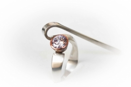 Copper fantasy ring