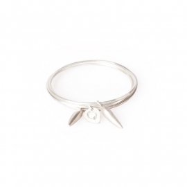 armband - Pembe Charm Bangles silver plated by Made Kenya