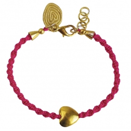armband - From the heart ruby bracelet