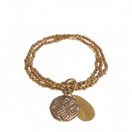 armband - Anju Golden Buddha charm bracelet
