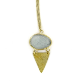 collier - Yetho pendant grey by Made Kenya